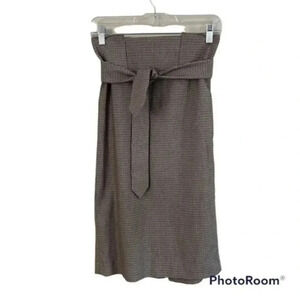 Mango printed pencil skirt 6